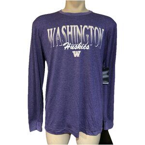 NEW Washington Huskies Colosseum Athletics Purple Long Sleeve Men's L